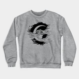 Girl in the Moon Crewneck Sweatshirt